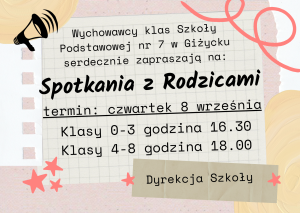 spotkania z rodzicami